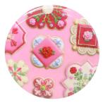  жестяная банка зеркало KUNIKA ручное зеркало Green Flash red