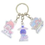 キーリング ゆるキャン SEASON3xサンリオキャラクターズ 3連アクリルキーホルダー 各務原 なでしこxリトルツインスターズ サンリオ バンダイ
