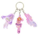 3 полосный акрил брелок для ключа Aikatsu!xplipalaTHE MOVIE.... ki сиденье! кольцо для ключей Bandai 04...&...B