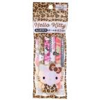 ハローキティ ゲルペン4本パック ボールペン レオパード サンリオ キャラクター