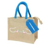  Cinnamoroll герой ланч большая сумка молния jute сумка S именная бирка имеется лицо Sanrio . покупка 