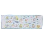 ショッピングクールタオル すみっコぐらし サンエックス キャラクター クールタオル クールマフラー 夏用ひんやりロングタオル ブルー