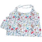 Yahoo! Yahoo!ショッピング(ヤフー ショッピング)ピーナッツ スヌーピー エコバッグ 折りたたみショッピングバッグ ストライプ キャラクター グッズ ジェイズプランニング かわいい お買いものかばんク