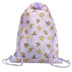 ポケモン らくらく ナップサック 体操服かばん ピカチュウ&イーブイ パープル ポケットモンスター マルヨシ 通学かばん