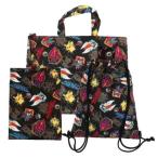 入学入園3点セット ポケモン 入学準備 袋 セット 男の子向け キャラクター キルティング キルトバッグ