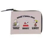 スヌーピー グッズ コイン ＆ カードケース ピーナッツ キャラクター L字 カードポーチ and I love ｍｅ プレゼント 男 バレンタ 爆買