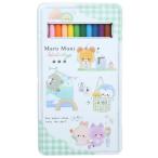 色鉛筆 缶ケース入り12色いろえんぴつ MARU MUNI HOLIDAY 新入学 カミオジャパン プレゼント 男の子 女の子 ギフト バレンタイン