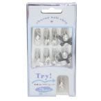  cosme смешанные товары искусственные ногти длинный квадратный тип CLEAR RIBBONka Mio Japan 