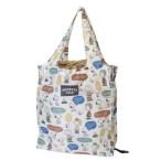 スヌーピー グッズ ショッピングバッグ ピーナッツ キャラクター ワイド底板付きエコバッグ