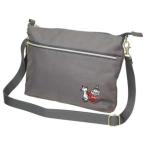 ショッピングムーミン ムーミン ショルダーバッグ 横長Wファスナーショルダーバッグ リトルミイとネコ 北欧 カミオジャパン