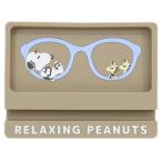  Snoopy настольный место хранения очки tray очки .. днем . Camel бежевый Peanuts ka Mio Japan 