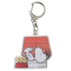  Snoopy кольцо для ключей вращающийся брелок для ключа собака house Peanuts ka Mio Japan . покупка 