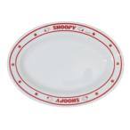 スヌーピー 楕円プレート ピーナッ