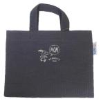 スヌーピー ミニレッスントート レッスンバッグ ブルーグレー MOM ピーナッツ キャラクター