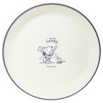 スヌーピー 抗菌ラウンドプレートL 