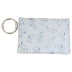 スヌーピー型押し2つ折りパスケース...