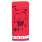 フェイスタオル BT21 制菌 ジャガード ロングタオル LINE FRIENDS コミックタッチ TATA プレゼント 男の子 女の バレンタイン
