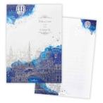  бумага для писем brilliant письмо письмо накладка BL The индиго Sky 2 Япония отверстие Mark 