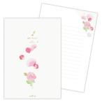  бумага для писем письмо накладка 1 рисунок 10 листов ввод rose petaru2 Япония отверстие Mark 