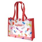 ショッピングビーチバッグ プールバッグ HARIBO トートビーチバッグ お菓子パッケージ レッド 海プール サマーレジャー用品