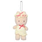 マロンクリーム キャラクター マスコット ミニぬいぐるみボールチェーン ナイトキャップリボン