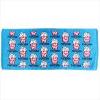 POPCORN かわいい フェイスタオル おもしろ雑貨 オクタニ ポップコーン プリントロング TOWEL