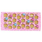 ショッピングフェイスタオル おえかきさん フェイスタオル プリントロングタオル ひやけぱんさん オクタニ