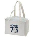 ムーミン 保冷 エコバッグ レジかご ショッピングバッグ 75周年記念 ロゴ 北欧 スモールプラネット 約32×25×22cm プレゼント バレンタイン