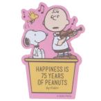  Snoopy герой стикер Peanuts da ikatto наклейка герой 75 годовщина скрипка . покупка 