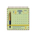 卓上カレンダー2026年 Anterique 2026Calendar 新日本カレンダー