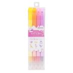 マーカーペン 四角マーカー dot e pen ドット エ ペン 4本セットA プレゼント 男の子 女の子 ギフト バレンタイン 爆買