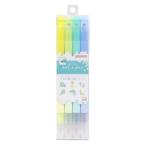 マーカーペン 四角マーカー dot e pen ドット エ ペン 4本セットB サンスター文具 プレゼント 男の子 女の子 ギフト バレンタイン 爆買