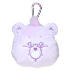 ケアベア カラビナ付きぬいぐるみファスナーポーチ CareBears ミニポーチ キャラクター スウィートドリームベア