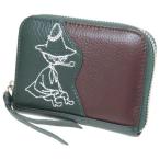 ムーミン 小銭入れ＆カード入れ 本革カードポーチ スナフキン 北欧