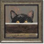 ジュリア バーンズ 36.5x36.5cm 額付き ポスター 動物画 インテリア グッズ ユーパワー ピープ 爆買