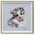  искусство постер сумма есть картины с изображением животных масло краска искусство кошка in Zebra S You энергия 33×33cm