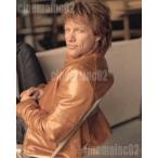 ジョン・ボン・ジョヴィ Jon Bon Jovi/オレンジの革ジャン写真/ボン・ジョヴィ Bon Jovi