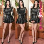 ショッピングsk2 【全1色】レザー調フレアミニスカート　ブラック　S/M【251210sk2】( com)(251217)【ti】