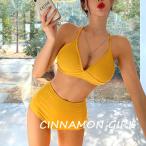 [ все 4 цвет ] Cross высокий талия бикини желтый белый Brown красный [as08bikini](sun)(220525)