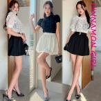 【PREMIUM】【最高級★LUXURY STYLE】バルーンマイクロミニスカート アイボリー ピンク スカイ ブラック S/M/L【bell-250327sk1】( vdh )(250328)