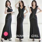 ショッピングLuxury 【PREMIUM】【最高級★LUXURY STYLE】【全2色】キュービックラインロングドレス ホットピンク ブラック S/M/L【cubic-h061707lux】(mja)(220707)