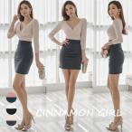 【PREMIUM】【最高級★LUXURY STYLE】【全3色】 コンビタイトミニワンピース　S/M/L【e100724lux】( mja)(251215)【sa】