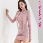 【タイセット】ボートネックミニワンピース　アイボリー ピンク ブラック【tai-j26010618op】(  mja )(260119)【je】