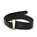 【size80】ATELIER AMBOISE【アトリエ アンボワーズ】Dカンサッシュベルト 17590 BLACK ブラック