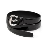 ショッピングFINAL 【FINAL SALE】Anderson's【アンダーソンズ】パテントレザーベルト 25mm A/0326 レザー ブラック
