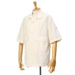 【FINAL SALE】BARENA VENEZIA【バレナ ヴェネチア】半袖シャツブルゾン 20759004 Overshirt Ventura Tendon Ecru コットン エクリュ