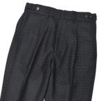ショッピングFINAL 【FINAL SALE】【返品交換不可】BERWICH【ベルウィッチ】ワンプリーツパンツ BERTO CA1034 DK NAVY ウール ガンクラブチェック ネイビー