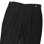 【FINAL SALE】BERWICH【ベルウィッチ】ワンプリーツパンツ BERTO GT1502X BLACK ウール調ポリビスコース ブラック
