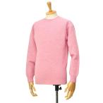 ショッピングFINAL 【FINAL SALE】【返品交換不可】INVERALLAN【インバーアラン】クルーネックニット スーパーソフトシェットランドウール Ballerina ピンク