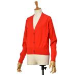 【FINAL SALE】JOHN SMEDLEY【ジョンスメドレー】Vネックカーディガン 30G S4688 BLAZE RED コットン レッド